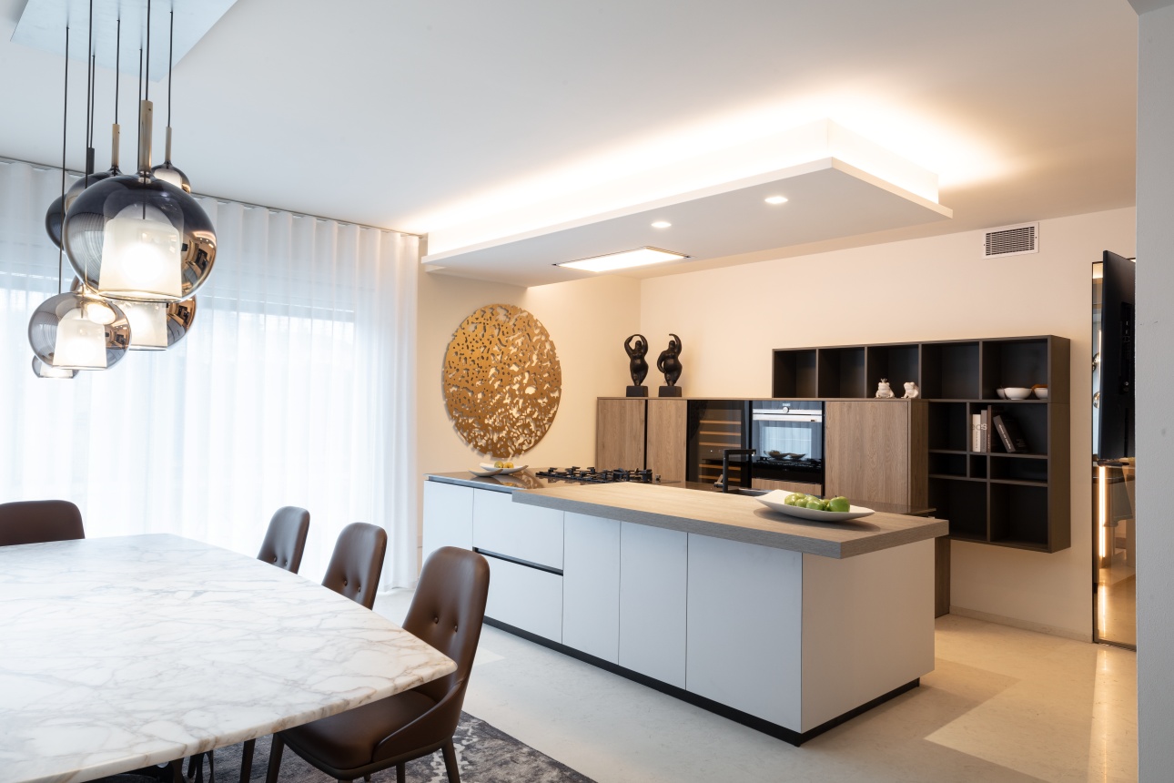 sala da pranzo e cucina